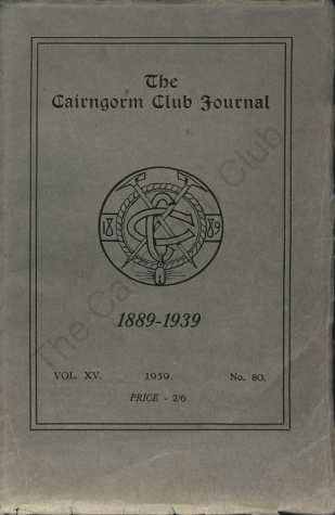 The Cairngorm Club Journal No 80 cover